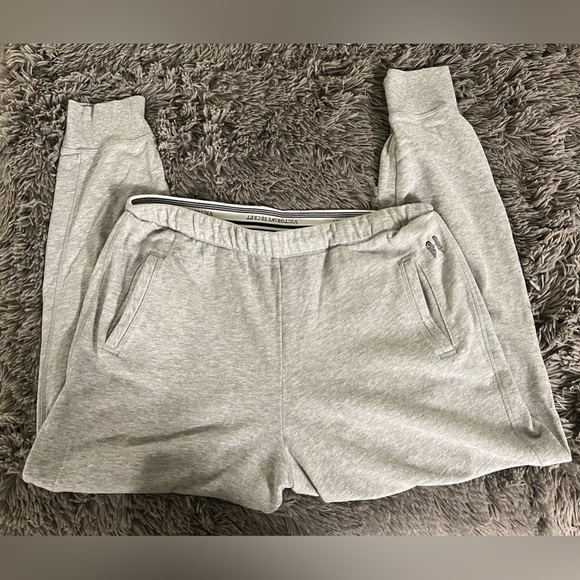 Victoria's Secret Pants - Victoria’s Secret Gray Foldover Sweatpants Joggers Women’s Size Medium